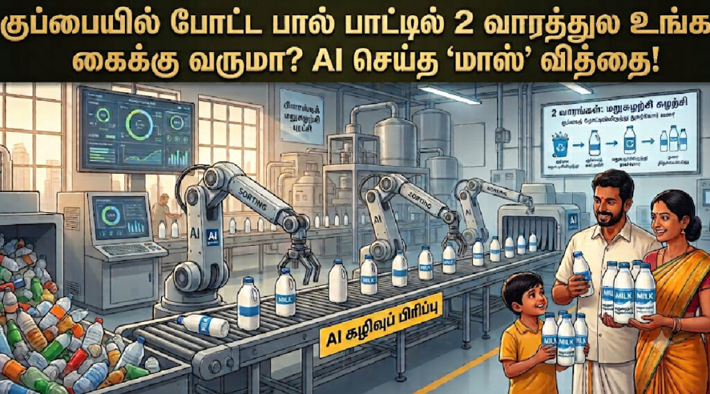 குப்பையில் போட்ட பால் பாட்டில் 2 வாரத்துல உங்க கைக்கு வருமா? ஏ.ஐ செய்த 'மாஸ்' வித்தை!