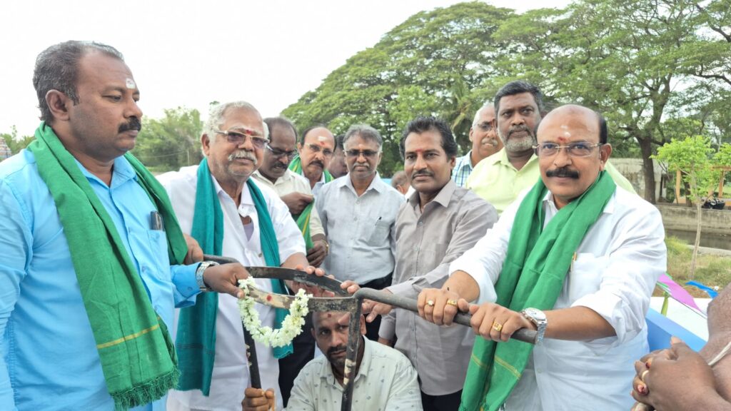 காரைக்கால் பாசனத்திற்கு காவிரி நீர் திறப்பு 