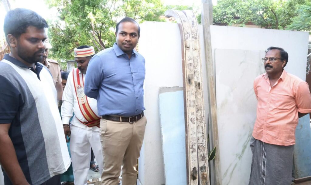 டெங்கு தடுப்பு முன்னெச்சரிக்கை நடவடிக்கைகள் குறித்து மாவட்ட ஆட்சியர் ஆய்வு