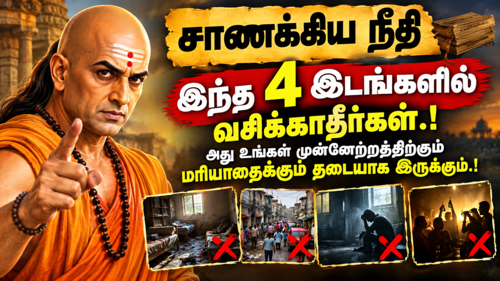 Chanakya Niti: இந்த 4 இடங்களில் வசிக்காதீர்கள்.! அது உங்கள் முன்னேற்றத்திற்கும் மரியாதைக்கும் தடையாக இருக்கும்.!