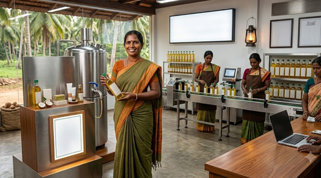 2 பெண்களுடன் தொடங்கி மாதம் ரூ. 20 லட்சம் பிசினஸ்! தேங்காயை வைத்து சர்வதேச அளவில் சாதித்த பெண்