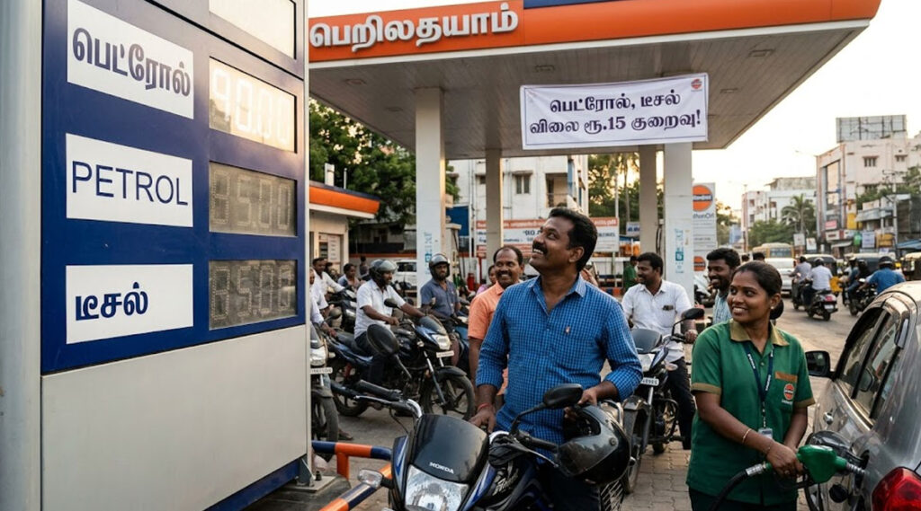 பெட்ரோல் - டீசல் விலை லிட்டருக்கு ரூ.15 குறையப்போகுது? காரணம் இதுதான்!