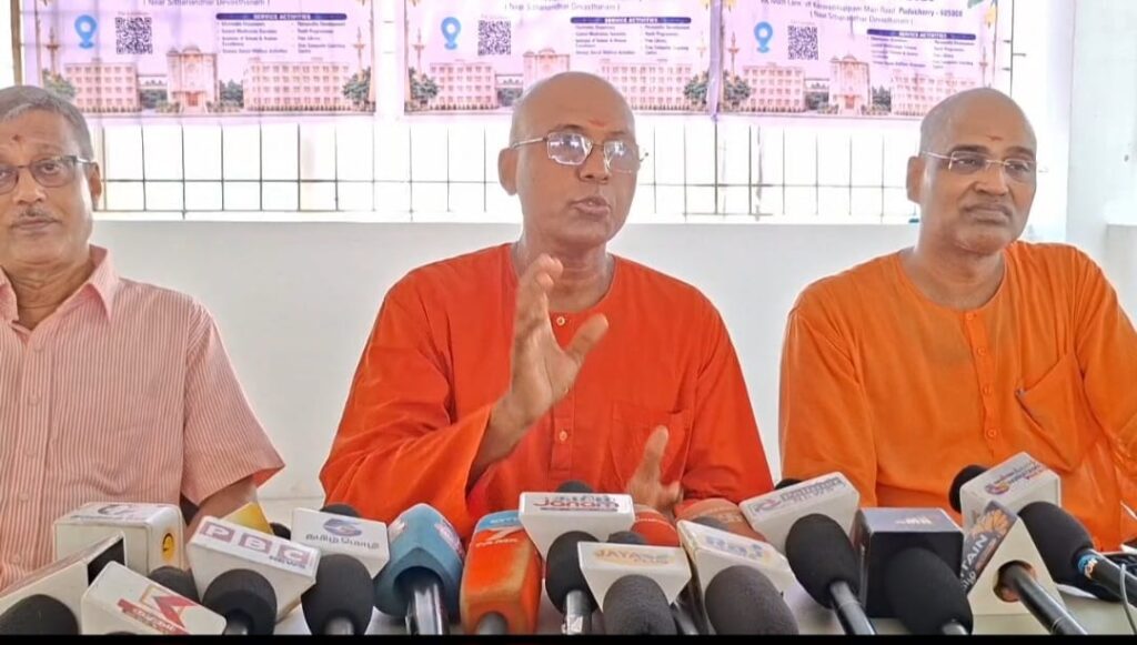 சீரழியும் இளைஞர்களை மீட்க பாரம்பரியத்தையும் கலாச்சாரத்தையும் பின்பற்ற வேண்டும் - நித்தியேஷனந்தா சுவாமி