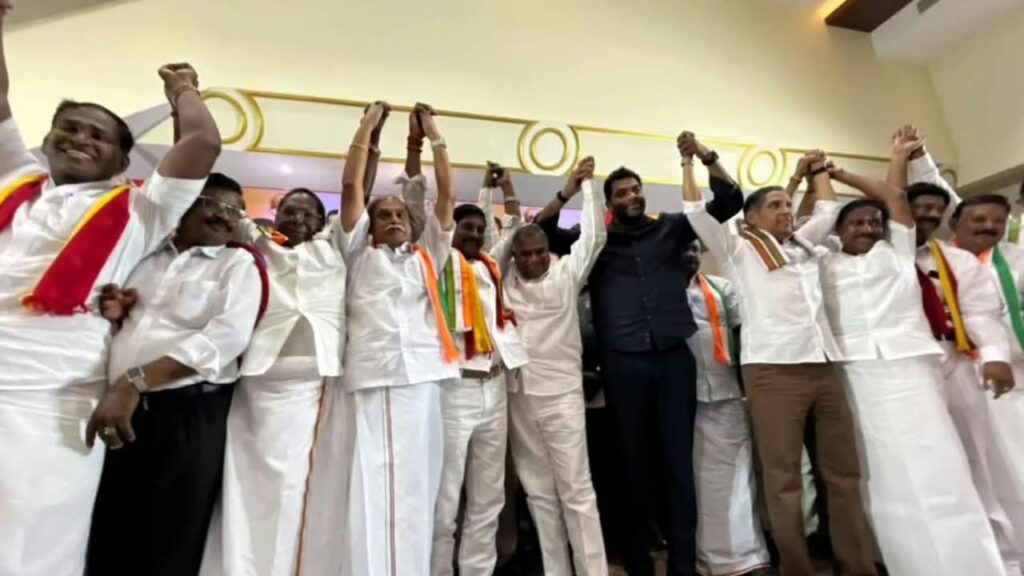 தீய சக்தி திமுகவை டெபாசிட் இழக்க செய்ய வேண்டும் - என்.ஆனந்த் பேச்சு