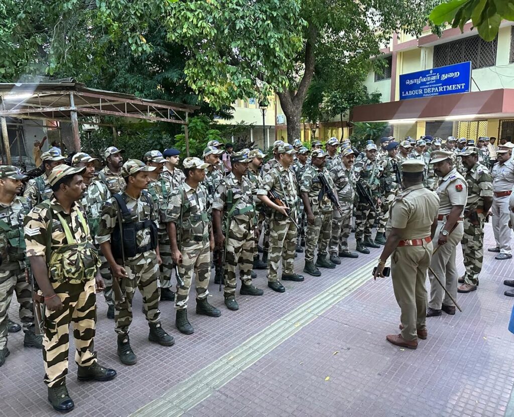 தட்டாஞ்சாவடி தொகுதியில் நாளை வாக்கு பதிவு பணம் பட்டுவாடா செய்தால் 1950 உடனடியாக புகார் தெரிவிக்கலாம்