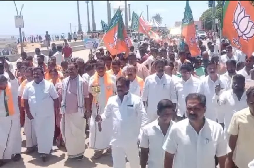 சேவா ஜோதி யாத்திரை: கவர்னர்- முதல்அமைச்சர் பங்கேற்பு
