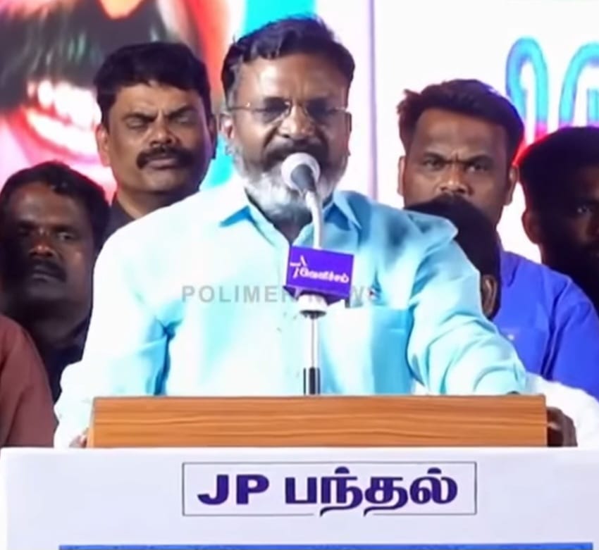 பா.ம.க. உள்ளே வந்தால் நாங்கள் வெளியே செல்வோம் இதுவே எங்கள் பிரகடனம் - திருமாவளவன்