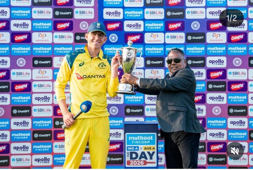 இந்தியா‘ஏ’– ஆஸ்திரேலியா ‘ஏ' அணிகள் தொடரை ஆஸ்திரேலியா 2-1 என்ற கணக்கில் கைப்பற்றியது
