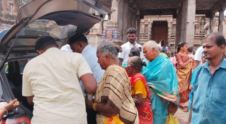 விருத்தாசலம் பெரிய கோவிலில் 15 மாதங்களாகத் தொடரும் அன்னதானம்