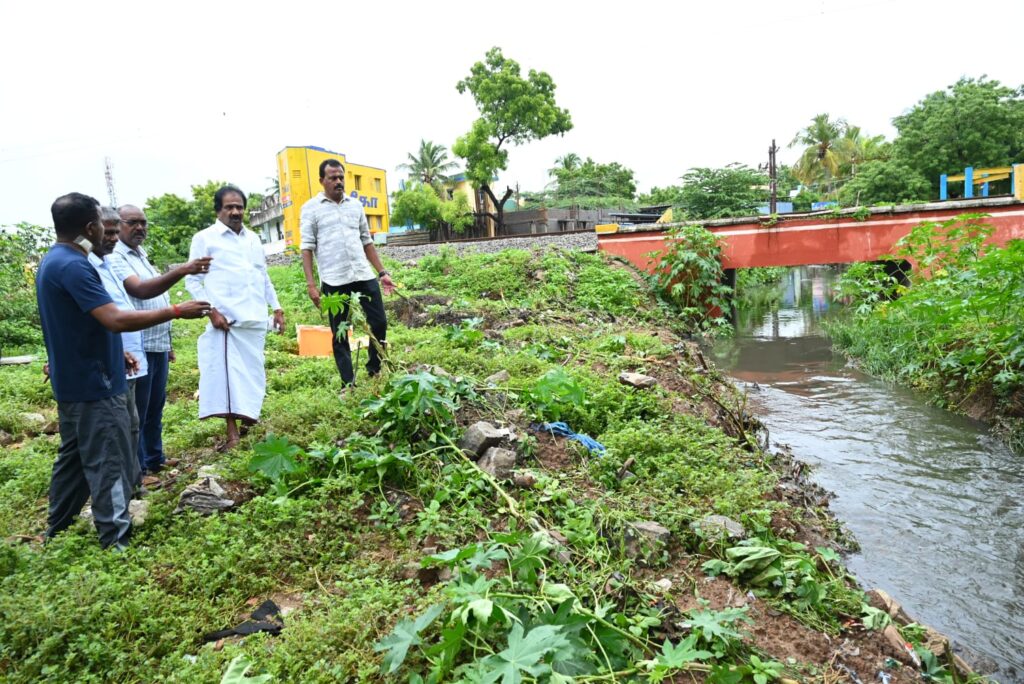 வடகிழக்கு பருவமழைமாநகராட்சி மேயர் கள ஆய்வு