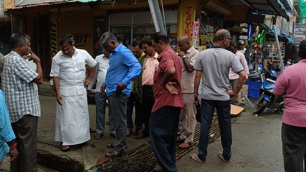 நேரு MLA: நகராட்சி ஆணையர் அருண்அய்யாவு அவர்களுடன் இணைந்து ஆய்வு மேற்கொண்டார்