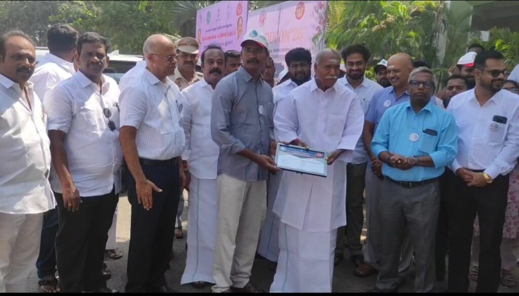 'புதுச்சேரியில் புகையிலை இல்லா இளைஞர் நலன் பிரச்சாரம் 4.0’ பேரணியை முதலமைச்சர் ரங்கசாமி துவக்கி வைத்தார்