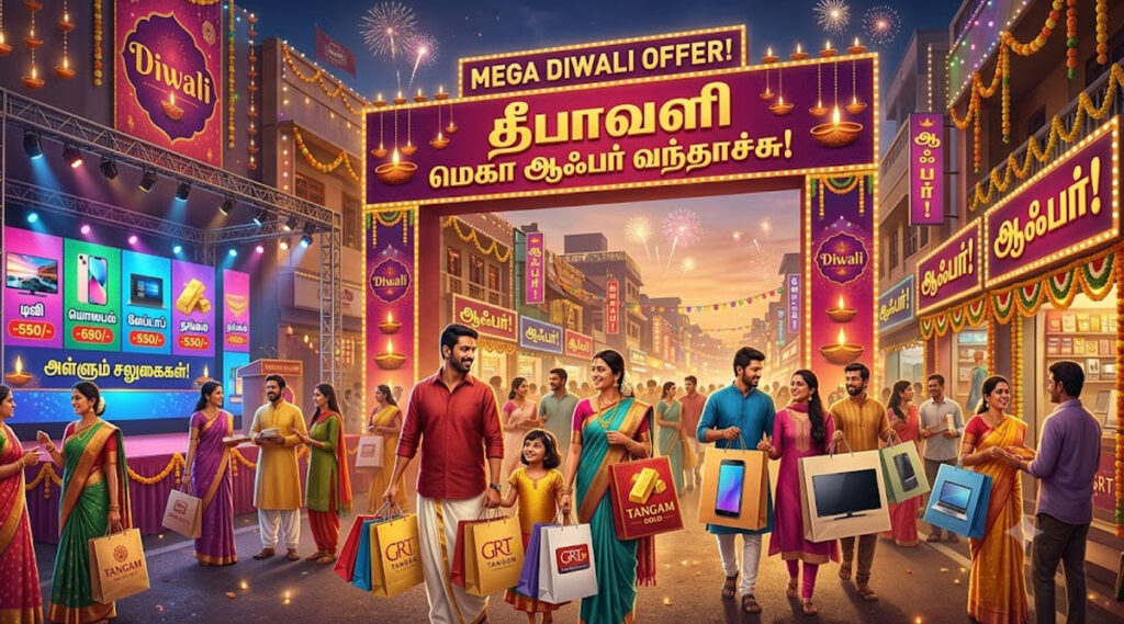 தீபாவளி மெகா ஆஃபர் வந்தாச்சு; தங்கம் முதல் டிவி, மொபைல் வரை அள்ளும் சலுகைகள்!