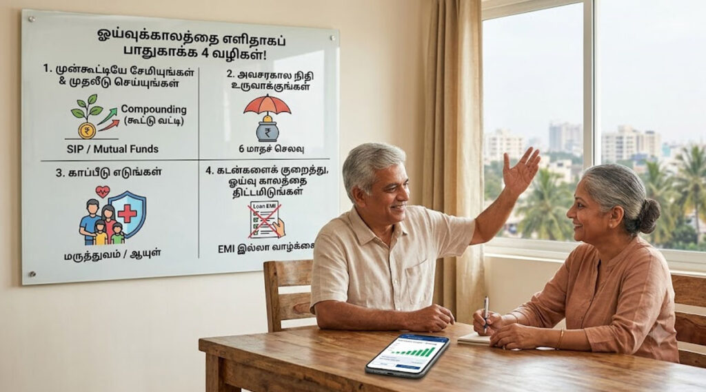 லேட்டா ஸ்டார்ட் பண்ணாலும் லேட்டஸ்ட்டா சேமிக்கலாம்! உங்கள் ஓய்வுக்காலத்தை செக்யூர் செய்ய 4 வழிகள்